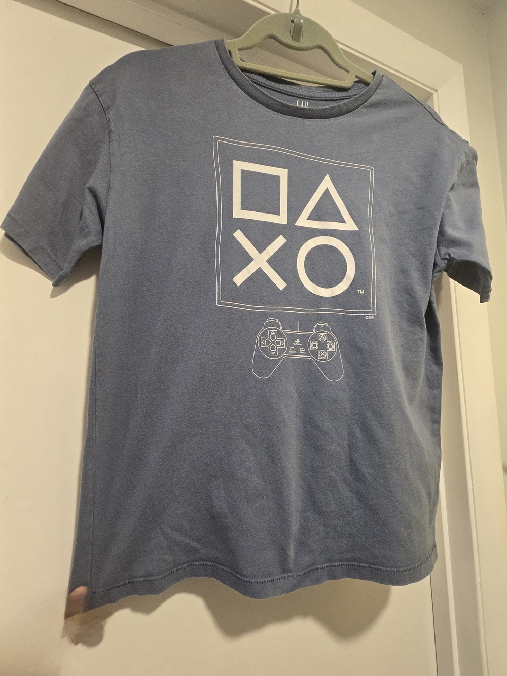 GAP Light Blue PlayStation Symbol Tee
